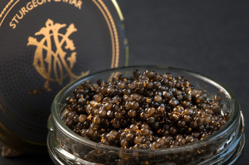 Gold 24k Black Osetra Caviar